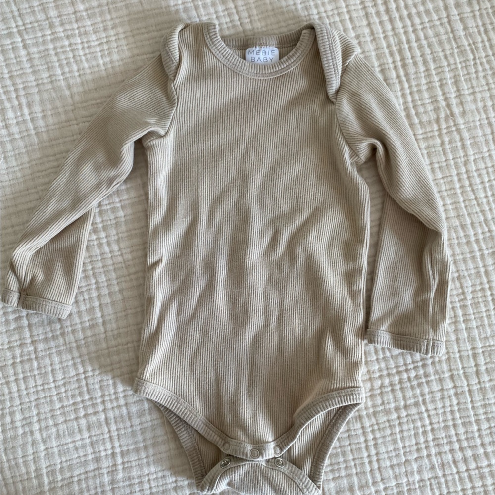 Mebie baby ribbed onesie